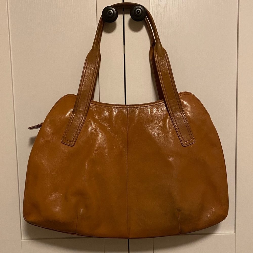HOBO soft tan/brown leather shoulder bag purse